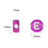 Wholesale of 100 Pieces/pack of Acrylic Colored English Letter Beads