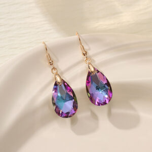Purple color-earrings
