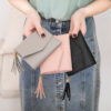 Wholesale Short Tassel Trifold Wallet PU Wallet