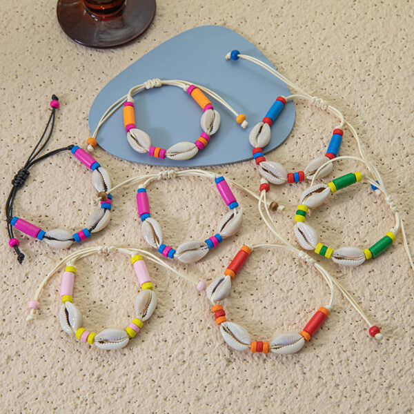 O1CN01UBRGE71LJpO4me5Au_2215544641279-0-cib Wholesale Hand Woven Natural Shell Bracelet Rope