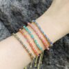 Wholesale Color Drip Oil Devil Eye Adjustable Drawstring Copper Bracelet