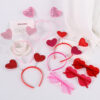 Wholesale Fabric Sequin Heart Headband