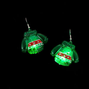 Green Sweater Earrings