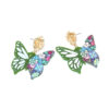 Wholesale Colored Acrylic Butterfly Earrings