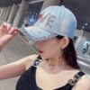 O1CN01UIq723201PdyCcwBX_2208400956789-0-cib Wholesale Denim Rhinestone Baseball Caps