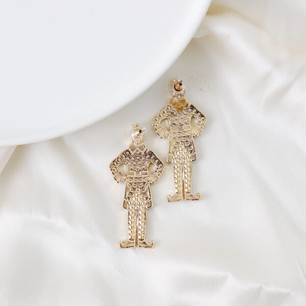 Wholesale Creative Cartoon Nutcracker Earrings