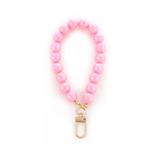 Wholesale Acrylic Colorful Beaded Keychain