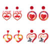 O1CN01UJzbHV1G1tsoBKTMZ_2024060563-0-cib Wholesale Valentine's Day Love Acrylic Earrings