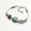Wholesale Butterfly Turquoise Alloy Bracelet