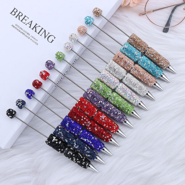 Wholesale DIY Heavy Industry Diamond Set Pure Handmade Full of Diamonds, Personality Luxury Ballpoint Pen