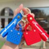 Wholesale Silicone Beach Hole Bag Keychain