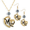 Wholesale Mother's Day Pearl Earrings Jewelry Set