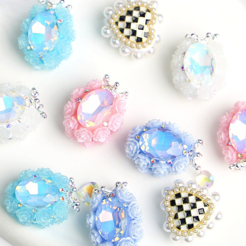 Wholesale Crown Cat's Eye Tassel lymer Clay Beads