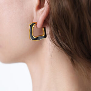 F825-Gold Earrings