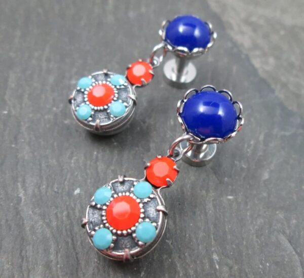 Wholesale Circle Palace Style Alloy Earrings