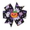 Wholesale Halloween Dress Up Bat Ghost Fabric Kids Hair Clips