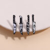 Wholesale Creative Dagger Ghost Face Shape Halloween Skull Metal Brooch