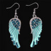 O1CN01URSlxK1RsX8q9qV9g_2215681392167-0-cib-1 Wholesale Angel Wings Rhinestone Alloy Earrings