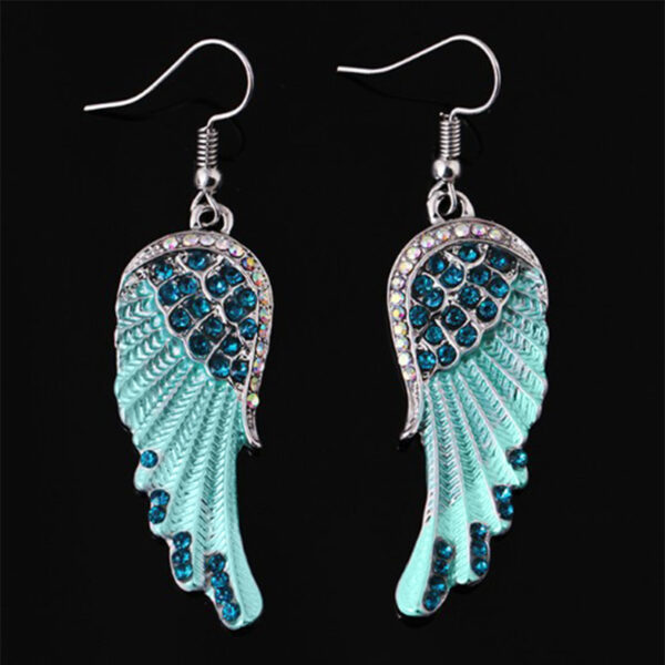 O1CN01URSlxK1RsX8q9qV9g_2215681392167-0-cib-1 Wholesale Angel Wings Rhinestone Alloy Earrings