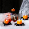 Wholesale Halloween LED Electronic Candle Plastic Light Luminous Spider Ornament