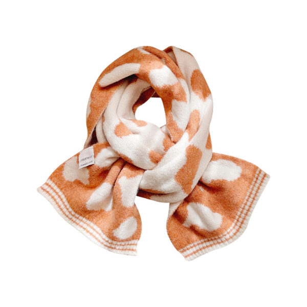 O1CN01UT1Rv625QfbXXWWqw_2214963367521-0-cib Wholesale Winter Cow Pattern Knitted Polyester Scarf