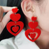 O1CN01UT69mh1T3M8tUT8Oo_2677772326-0-cib Wholesale Valentine's Day Love Splicing Acrylic Earrings