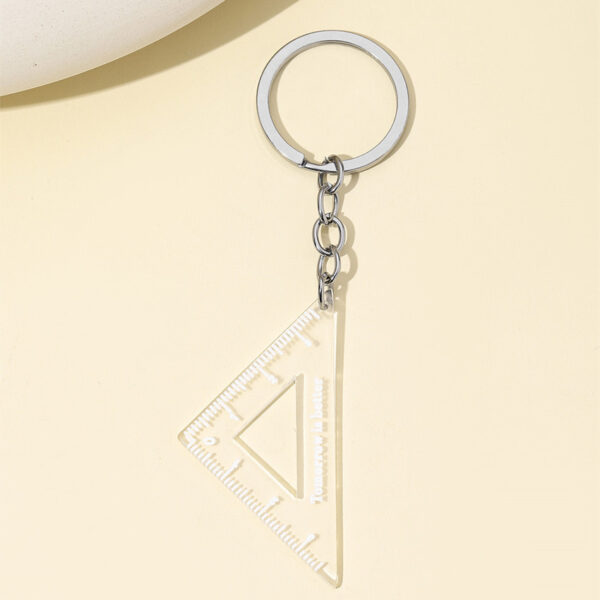 O1CN01UU6qpJ1bFjoMGLWFG_2857743436-0-cib Wholesale Pencil Ruler Stationery Acrylic Keychain