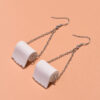 Wholesale Creative and Interesting Simulated Toilet Paper Earrings