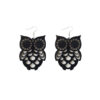 Wholesale Owl Cutout Acrylic Earrings