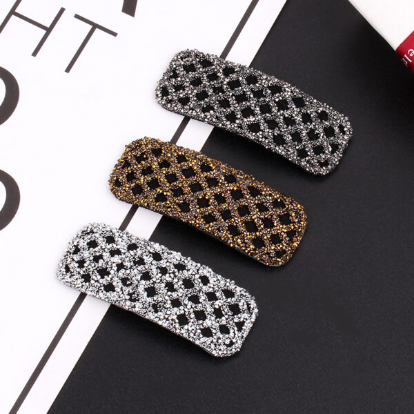 Wholesale Grid Diamond Hair Clips