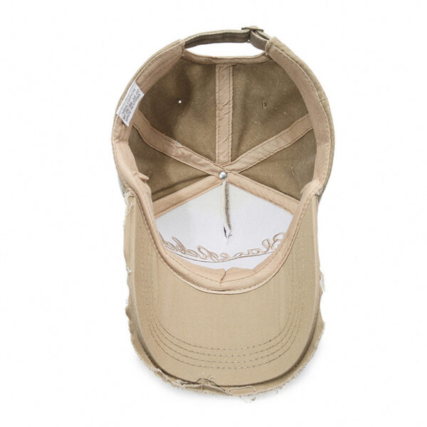 Wholesale Washed Vintage Distressed Embroidered Sun Protection Baseball Cap