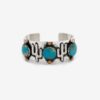 O1CN01UWxVb81qyMT3SJMsr_2206372095564-0-cib Wholesale Western Style Vintage Turquoise Cactus Carved Metal Bracelet