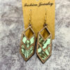 Wholesale Leopard Print Cow Print Western Style Hollow Leather Earrings