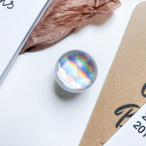 Crystal ball bracket-silver radium ball