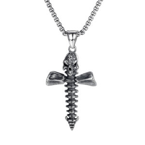 Screw pattern + stainless steel chain