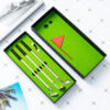 Wholesale Mini Golf Club Metal Ballpoint Pen Gift Box Set