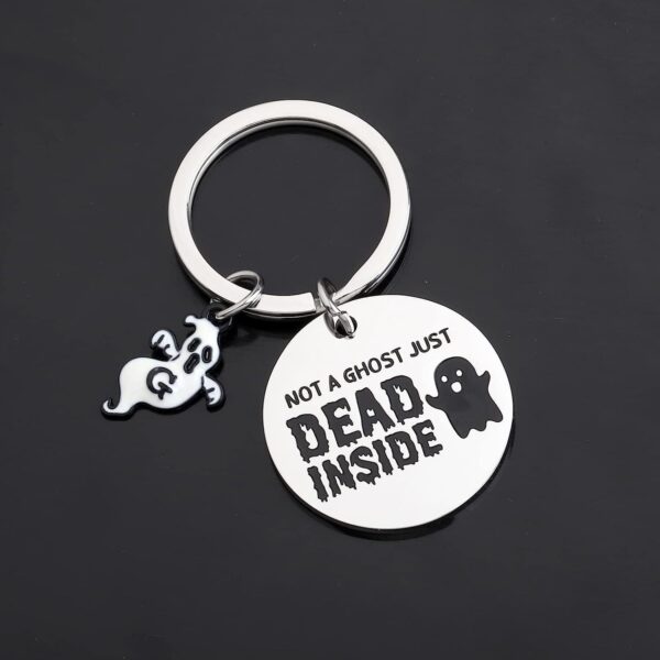 O1CN01UcVfaF2CMHAkav1OT_1625548459-0-cib Wholesale Halloween Ghost Stainless Steel Keychain