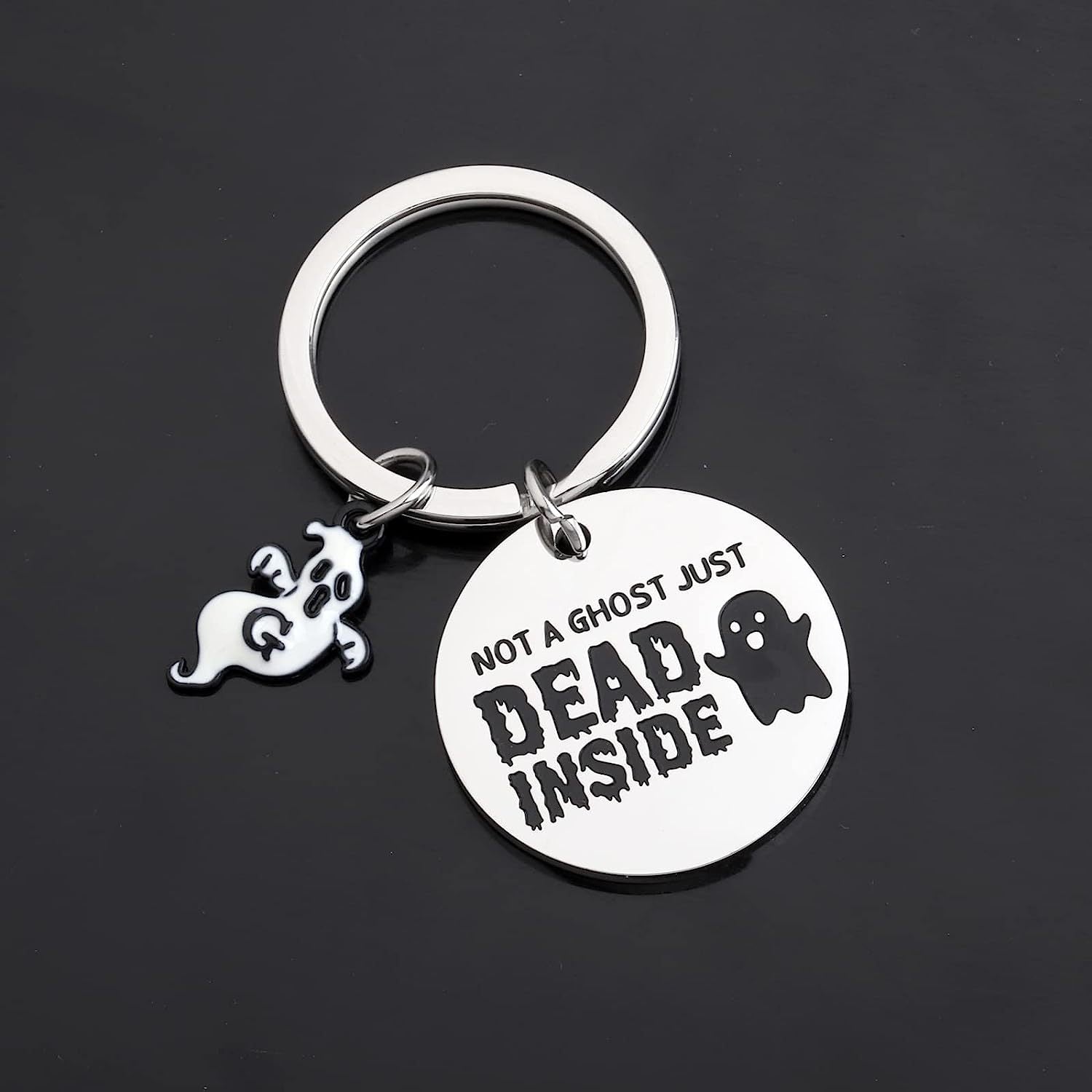 Wholesale Ghost Stainless Steel Keychain