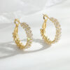 O1CN01UcaOwr1o5k7pFNQkq_2200827845174-0-cib Wholesale Geometric Circle Wheat Ear Zircon Earrings