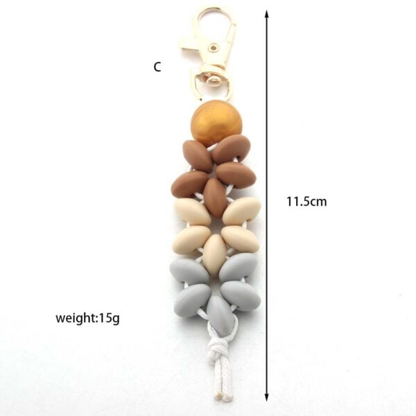 O1CN01Ucnyd71bYW5Lwk3pp_2216822363477-0-cib Wholesale Floral Silicone Bead Keychain