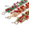 Wholesale Christmas Colorful Beads Beaded Bracelet