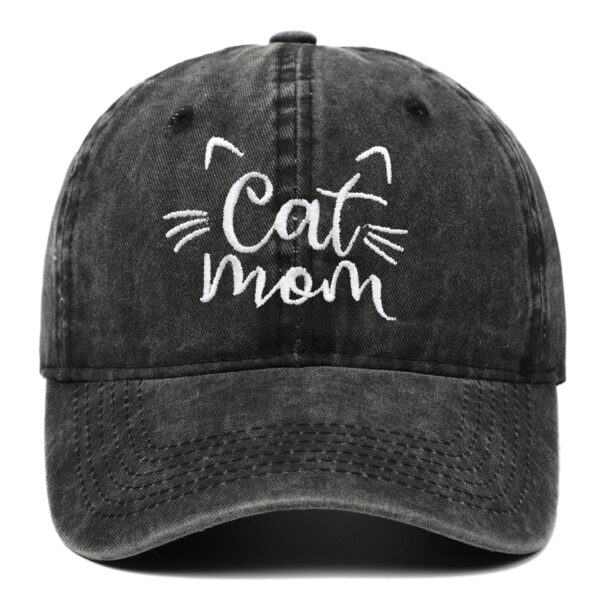O1CN01UgNwo51IIxpA5surB_4254640871-0-cib Wholesale of New CAT MOM Embroidered Vintage Washed Cotton Baseball Caps