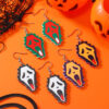 Wholesale 2023 Halloween Irregular Creative Multicolor Horror Acrylic Earrings