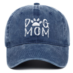 navy blue DOG MOM / Adjustable