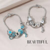 Wholesale Diamond Flower Love High Heels Bracelet