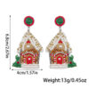 Wholesale Handmade Creative Christmas Rice Bead Earrings and Earrings