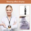 O1CN01Uti07V1DSyOV5a69K_971130216-0-cib Wholesale Hand-woven Classic Black Brown PU Leather Lanyard Adjustable Black PU Leather Certificate Lanyard Key Chain