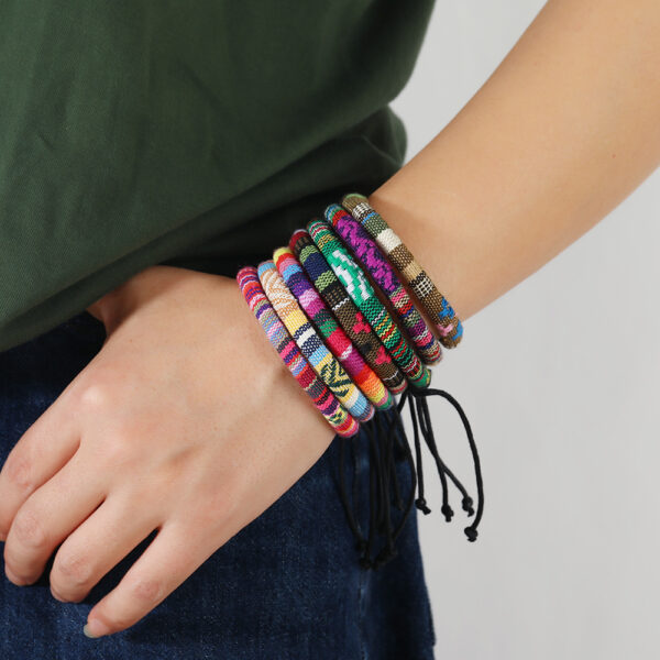 O1CN01UvXy3N2Jm6j5Bu13M_2128219463-0-cib-1 Wholesale Bohemian Colored Wax Rope Bracelet