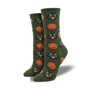 Cat Pumpkin dark green / Free size