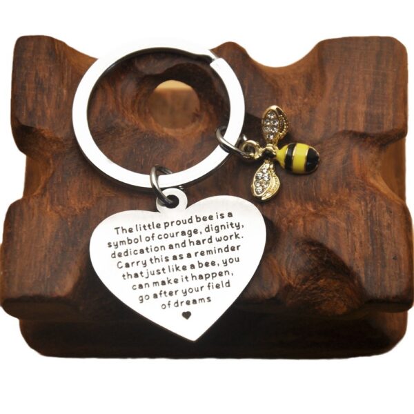 Wholesale Teacher's Day Stainless Steel Keychain Thanksgiving